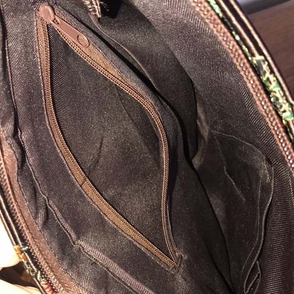 Japanese Beaded Messenger-Style Purse - Picture 5 of 7